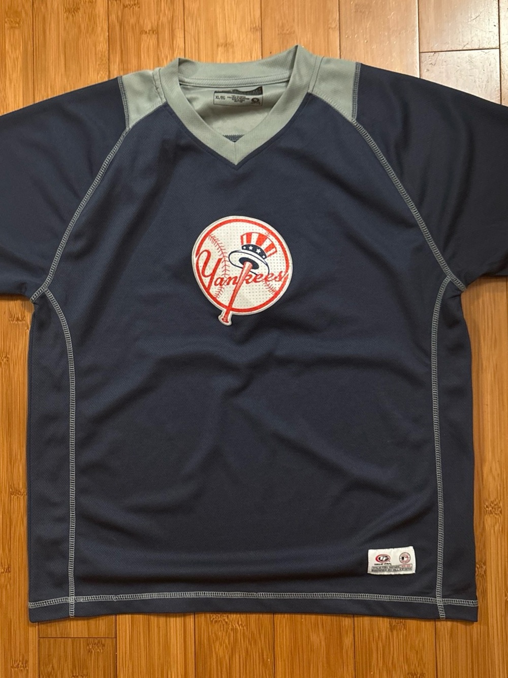 Yankees Navy Short-Sleeve Athletic Jersey